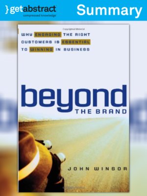 cover image of Beyond the Brand (Summary)